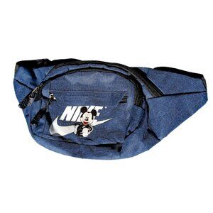 Disney Mickey Mouse Nike Blue Jeans Belt Bag Fanny Pack with Adjustable straps